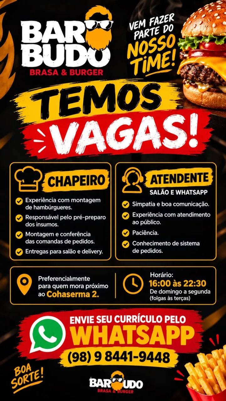 Chapeiro e atendente 