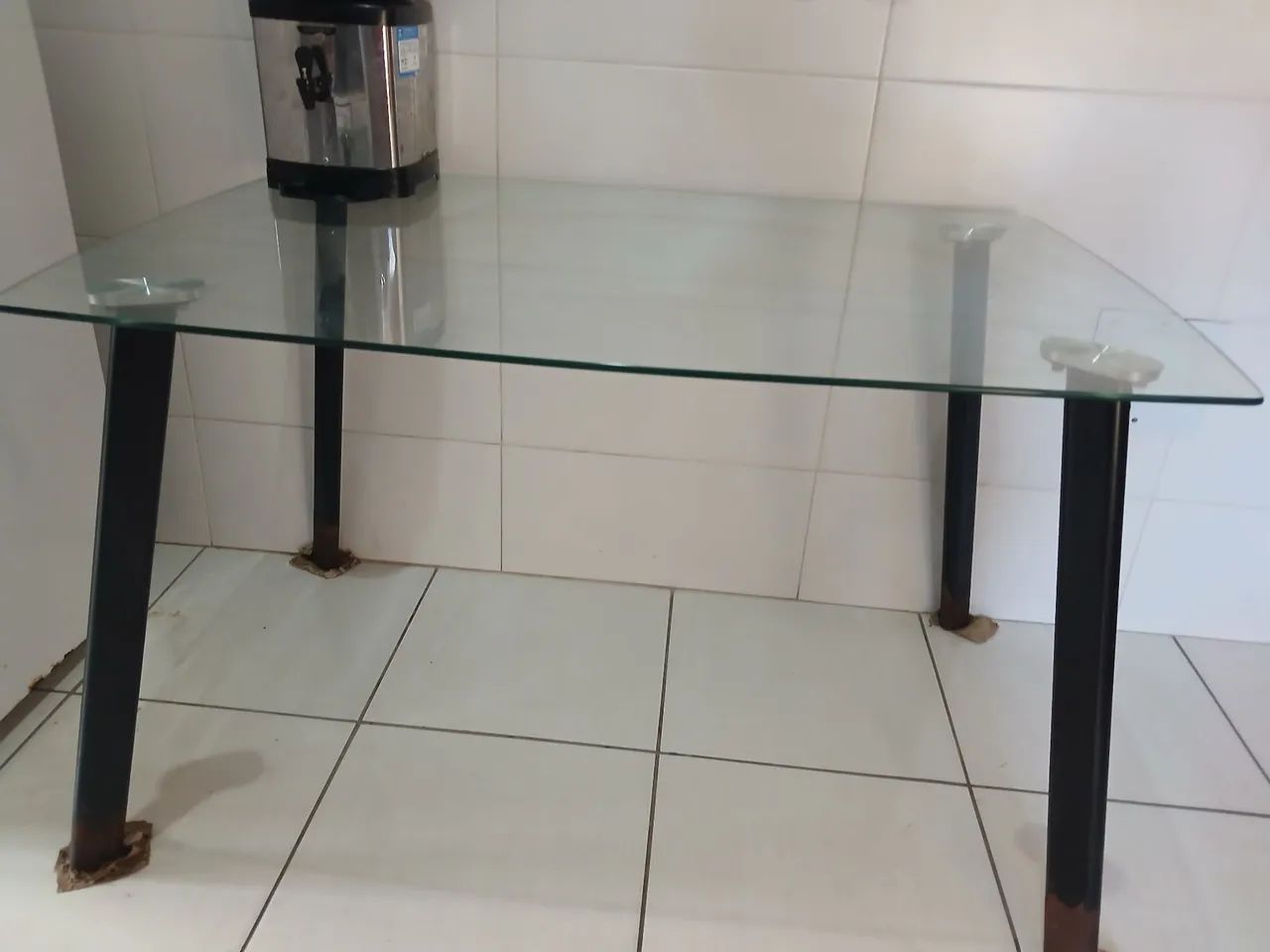 Mesa de Vidro Moderna - R$ 350 (Ótimo Preço!) - Foto 2
