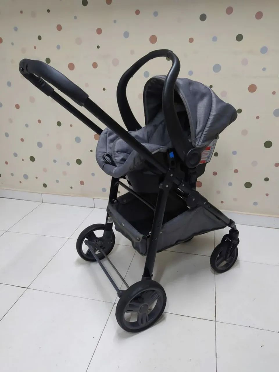 Carrinho de Bebê moisés + Bebê Conforto com Base | Galzerano Olympus + Cocoon  - Foto 4