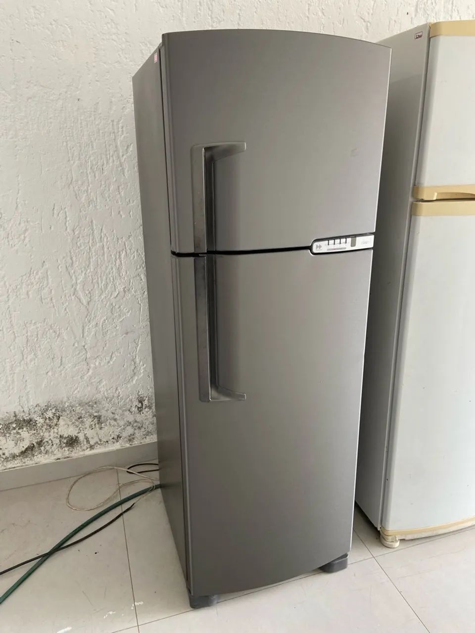 Geladeira inox 