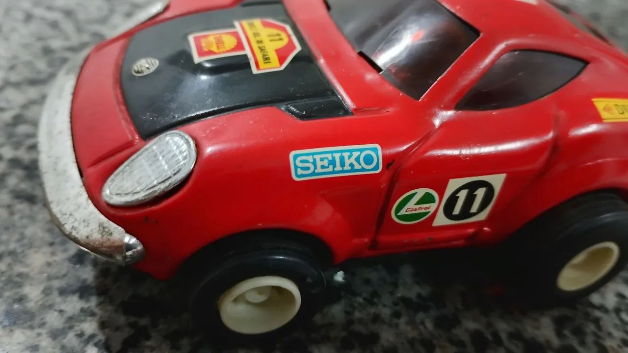 Carinho de lata antigo  - Foto 3