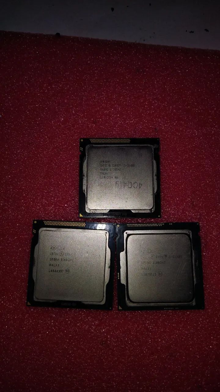 Processadores i3 - i5