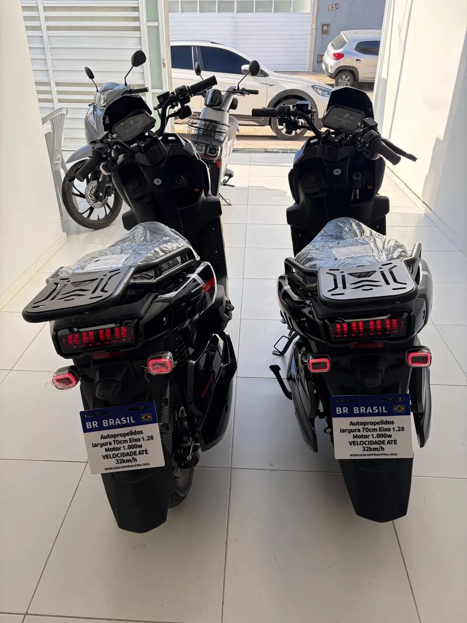 Moto elétrica modelo tanque 1000 watts bateria de lítio - Foto 5