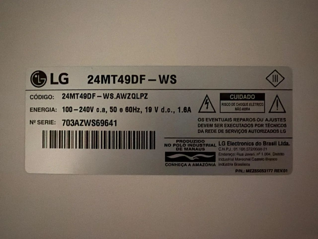 MONITOR LG - 24 POLEGADAS - Foto 2