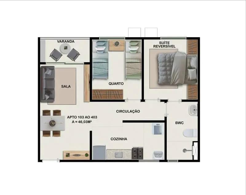 PLANTA 47m²