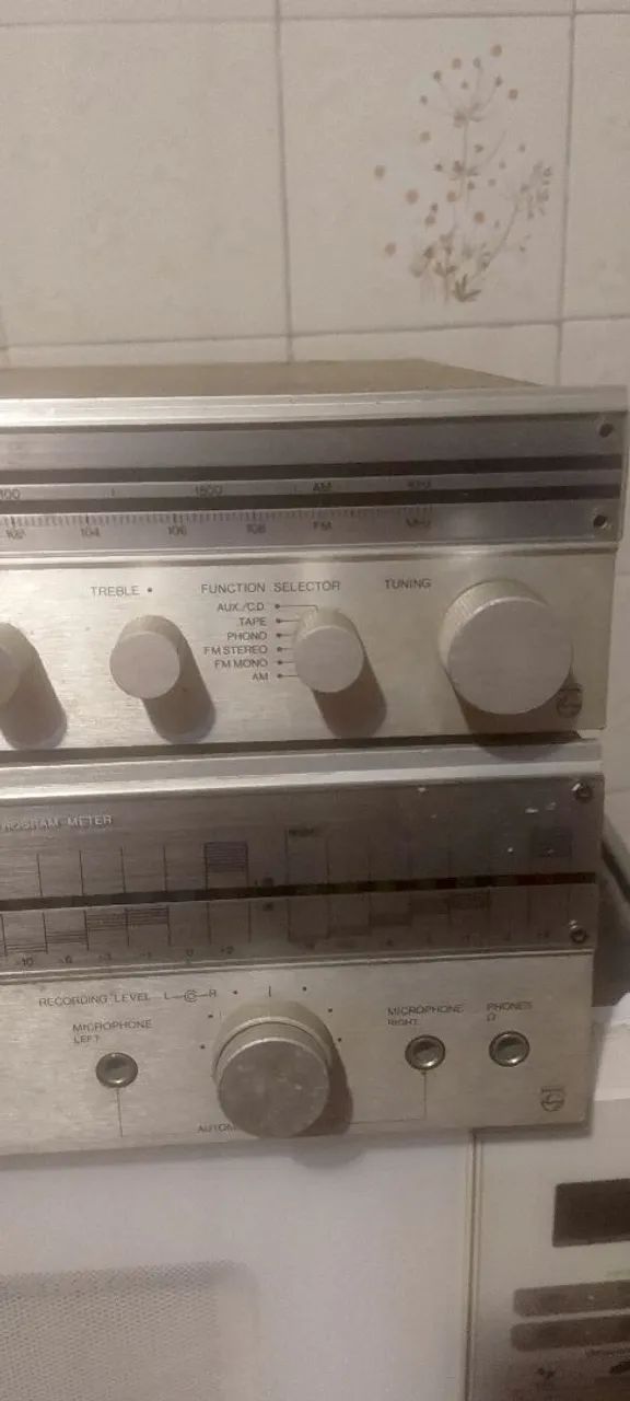Receiver Phillips tape deck Phillips antigos  - Foto 3