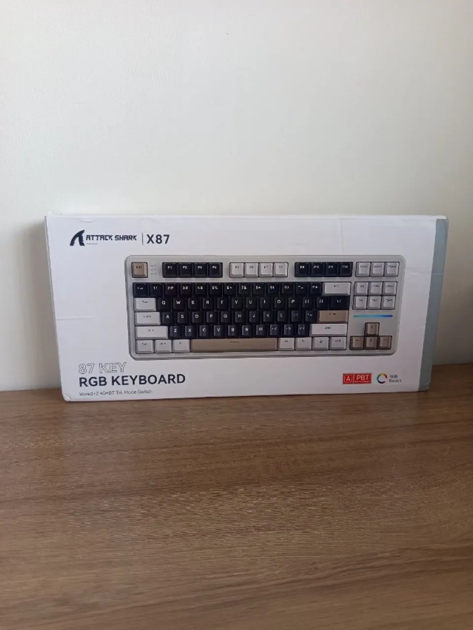 Teclado Mecânico 80% TRI-MODE Attack Shark X87 ( Lacrado )