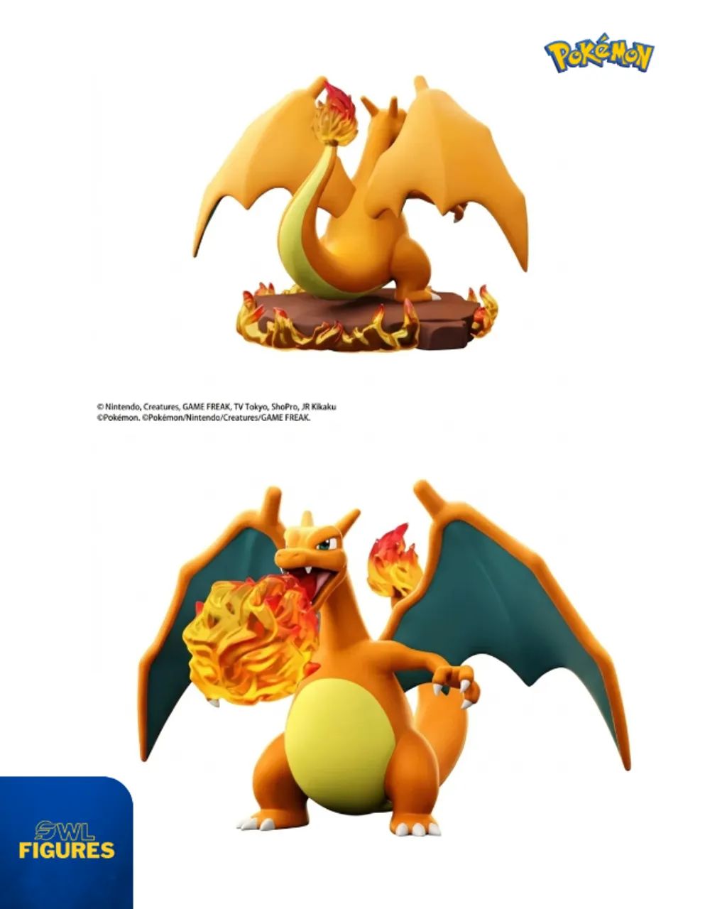 Figura estatica Charizard Pokemon Oficial - Foto 2