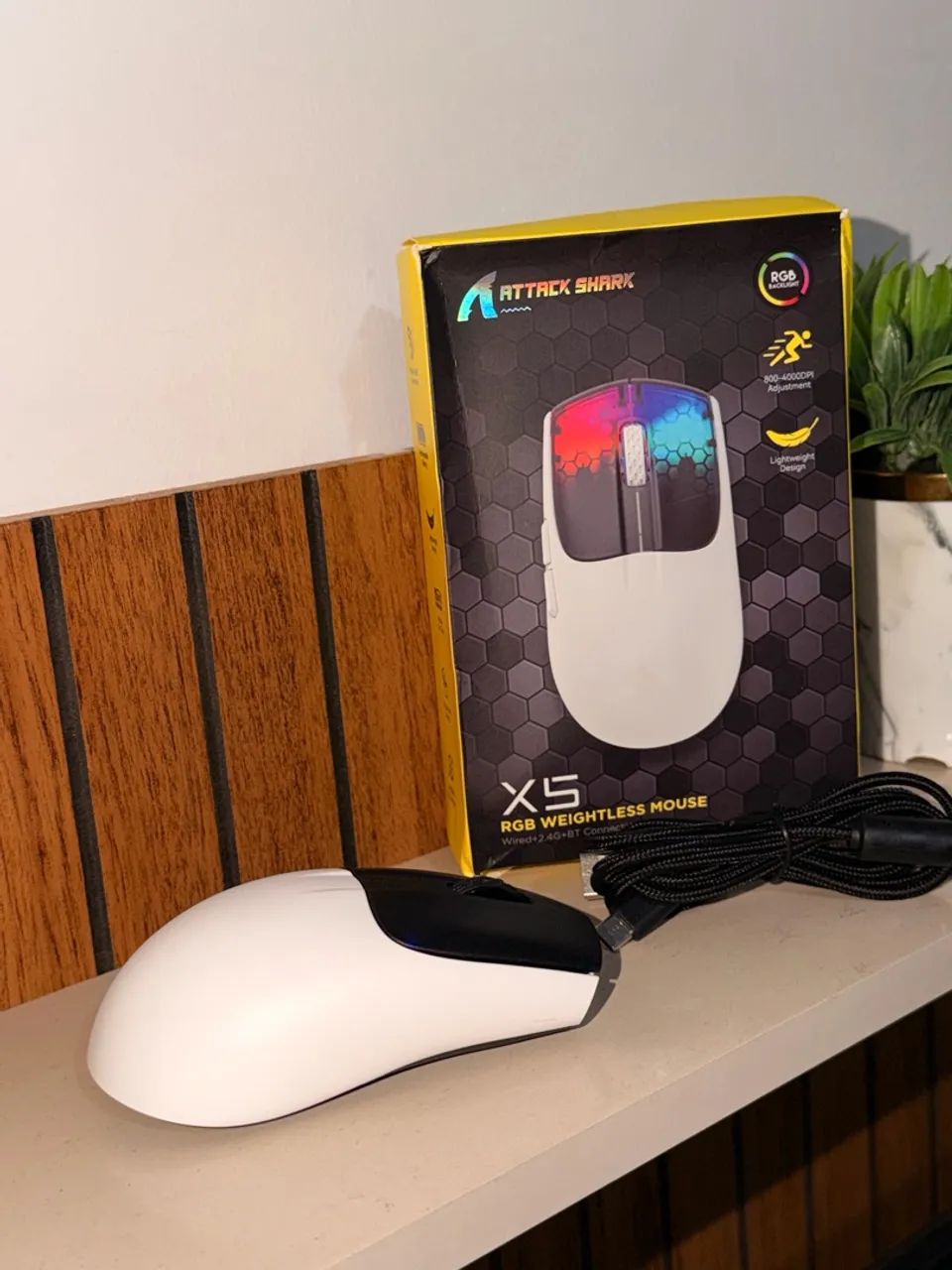 Mouse Gamer Attack Shark X5 - Foto 2