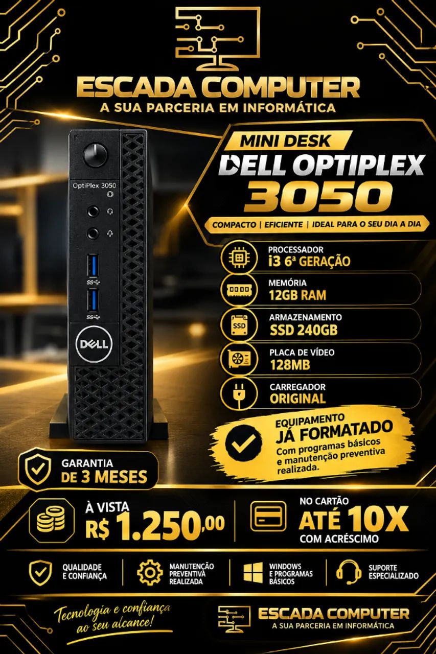 Mini Desk Optiflex 3050 DELL