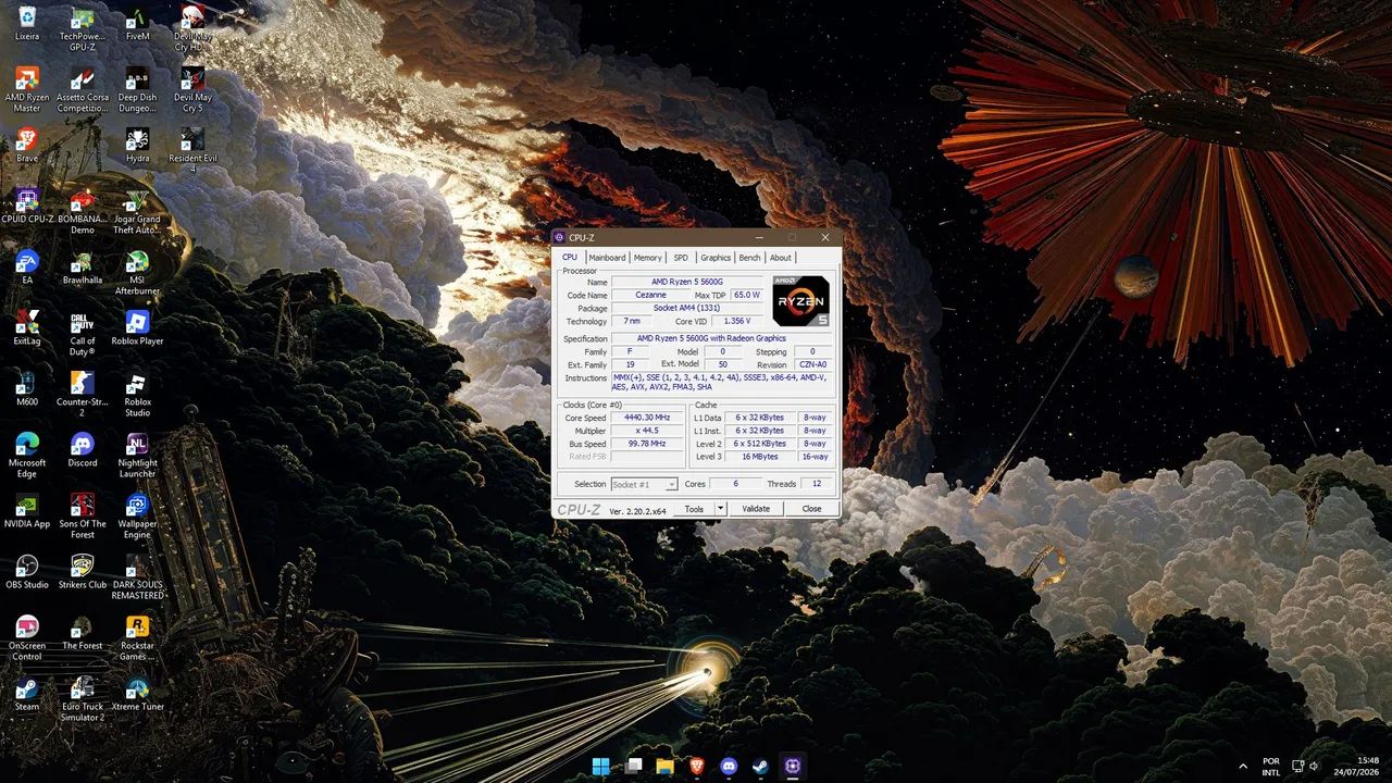 Kit Ryzen 5 5600g