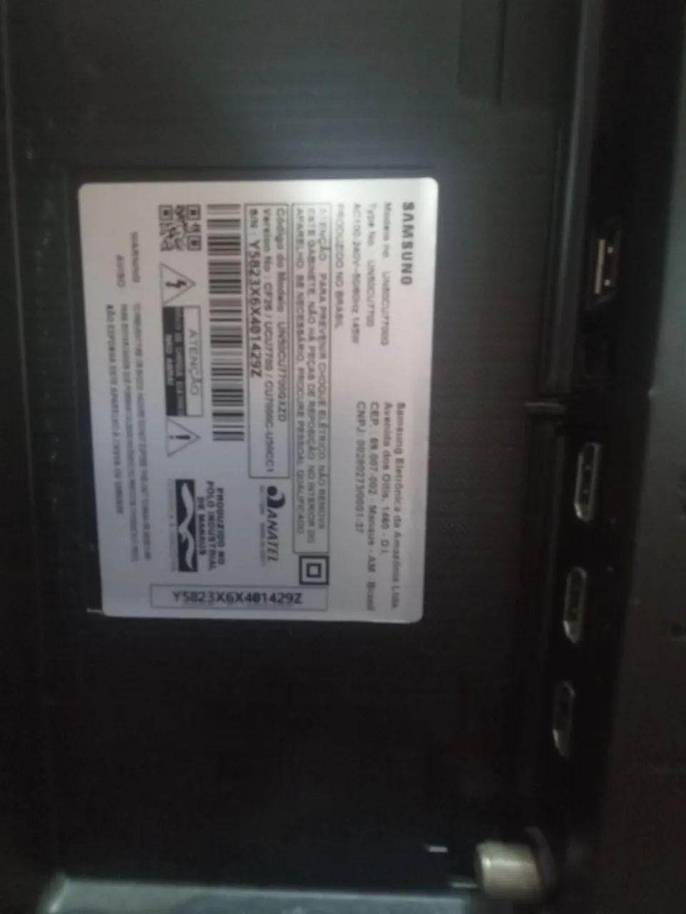 TV SAMSUNG 50' COM DEFEITO  - Foto 2