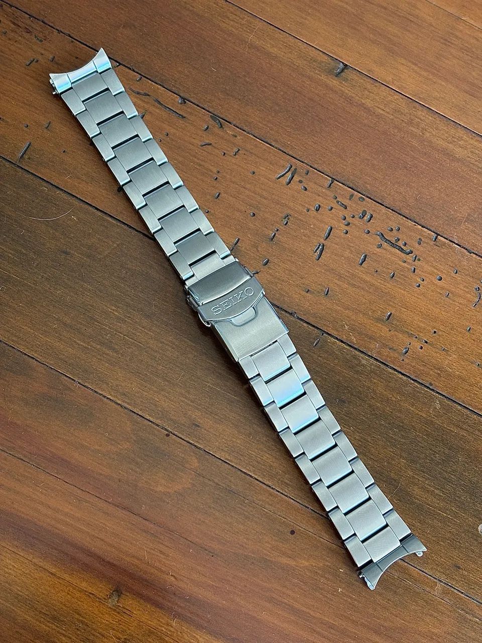 Bracelete de aço original SEIKO 20mm para modelos SRPE - Foto 3