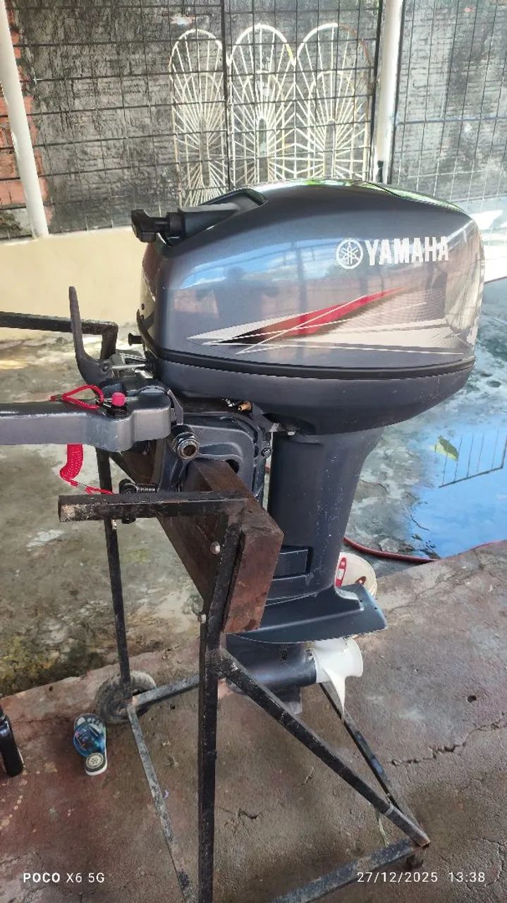 Motor Popa Yamaha 15 cabeça macaco  - Foto 3