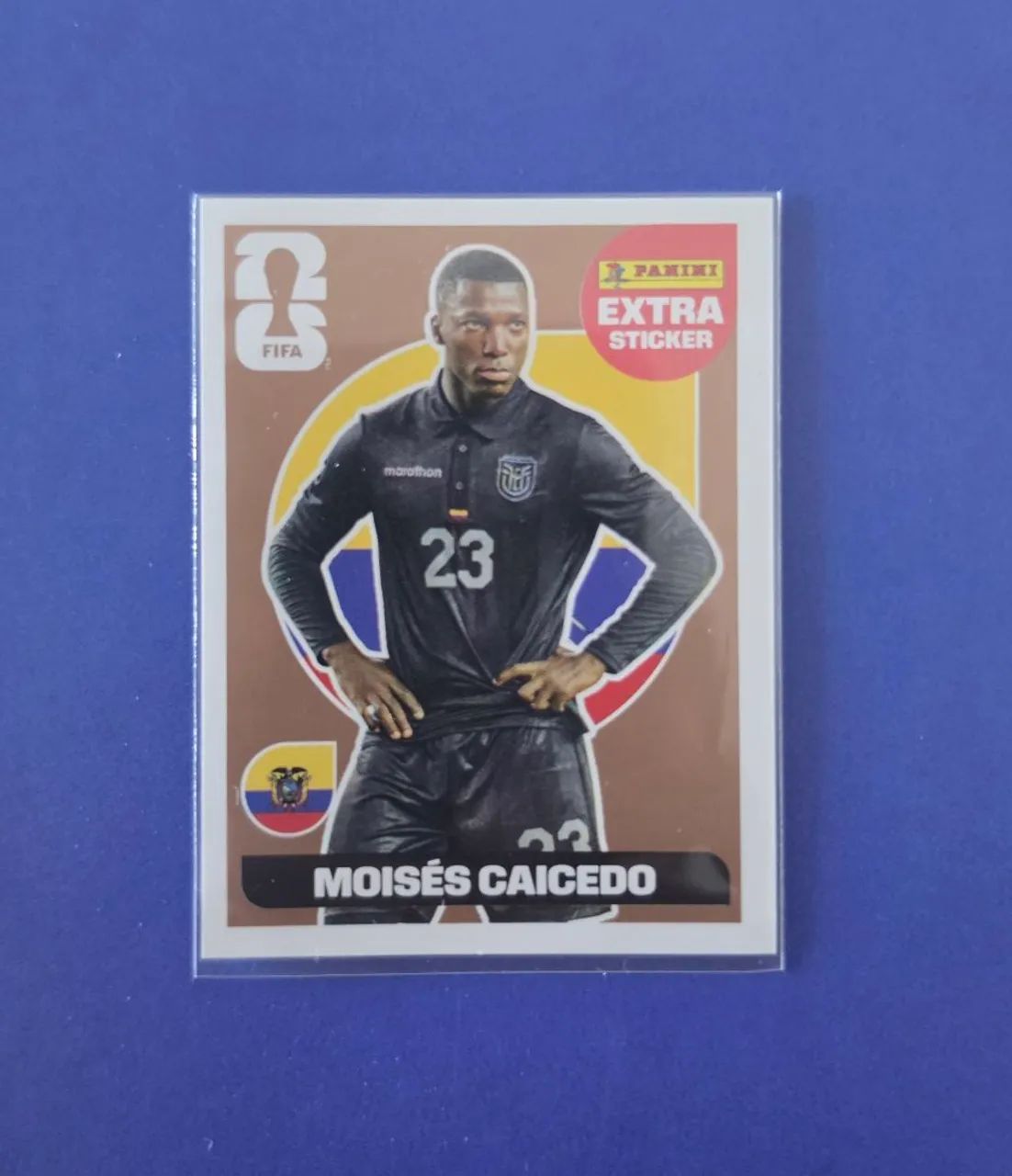 Troca/Venda - Figurinha Legend Extra Sticker Moisés Caicedo Bronze 