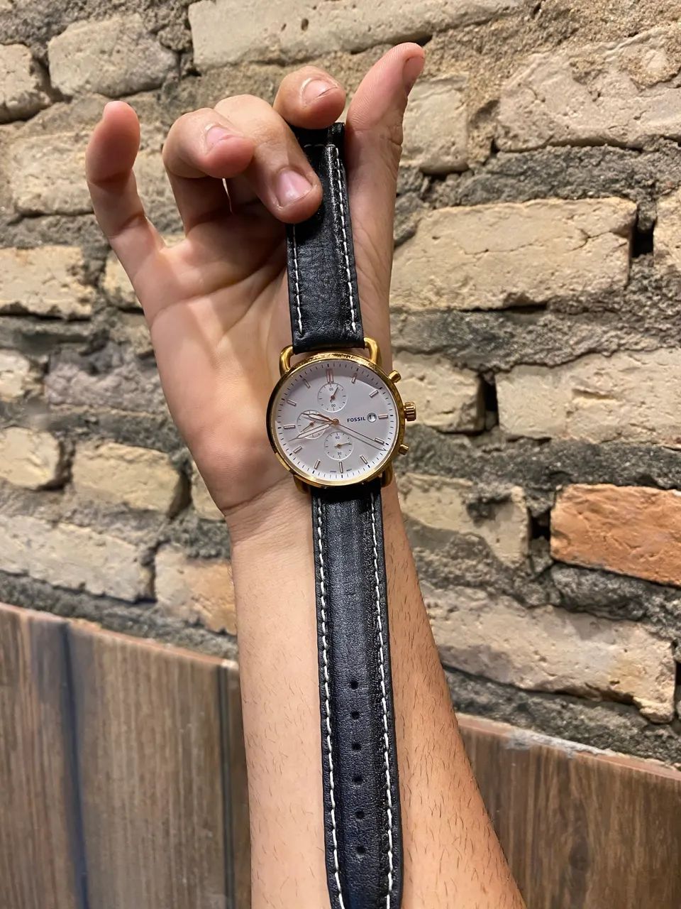 VENDO RELÓGIO FÓSSIL 42mm | THE COMUTTER CHRONOGRAPH  - Foto 4