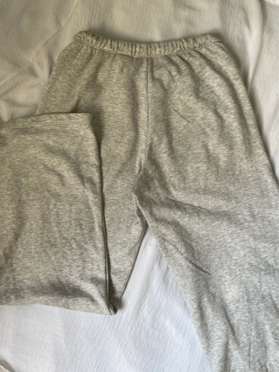 Calça Moletom Wide Leg H&M Divided Cinza Tam PP - Foto 3