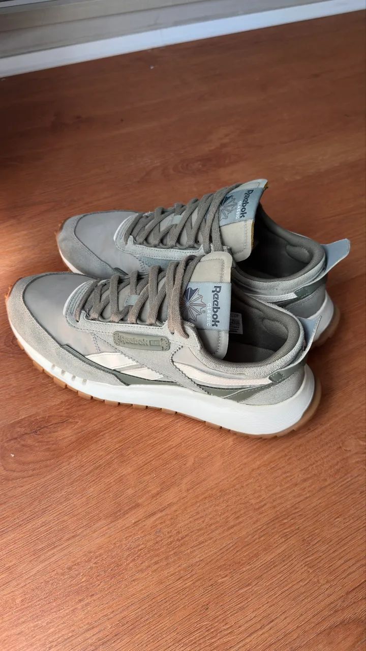 Tênis Classic Leather Legacy Reebok - Verde - Foto 4