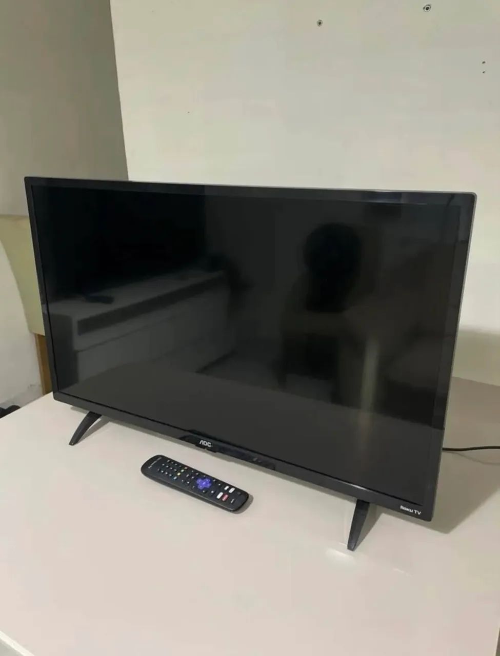 Tv Smart 32 Polegadas AOC Roku - Muito Nova - Foto 5