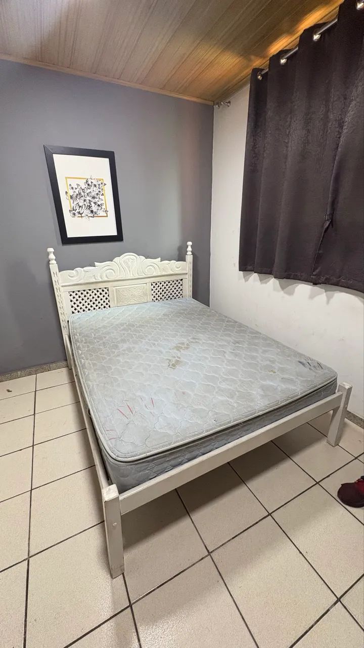 Cama de casal + colchão  - Foto 2