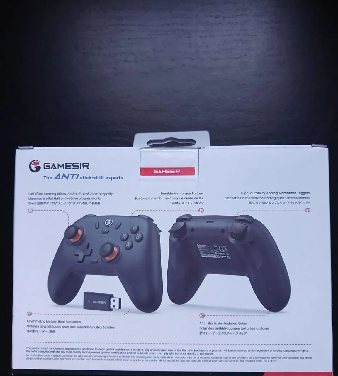 Controle Gamesir Nova Lite Hall Effect Bluetooth Switch Pc Android Cor Preto SEM USO - Foto 2