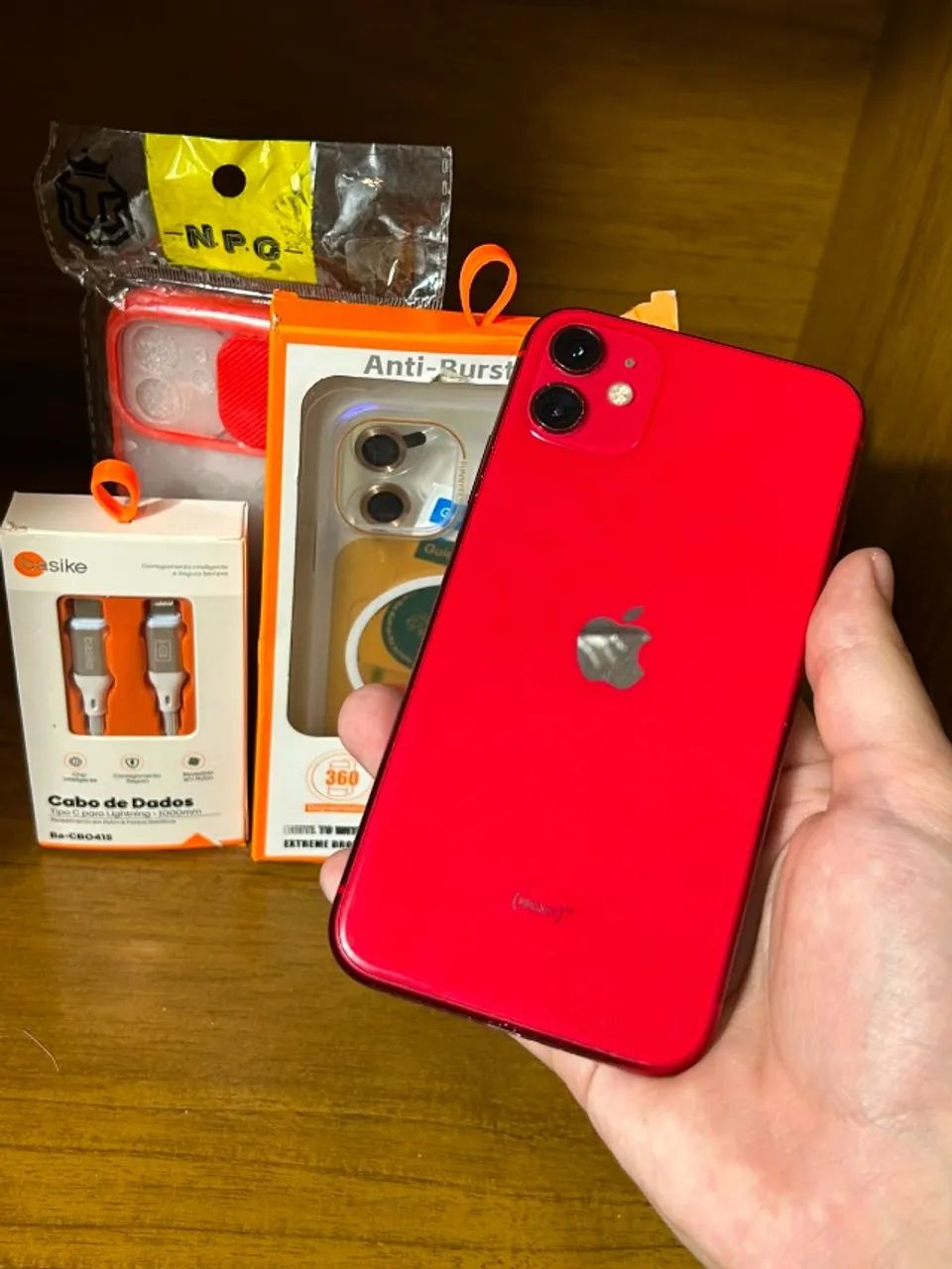 IPHONE 11 128 GB VERMELHO BATERIA 100%  - Foto 2