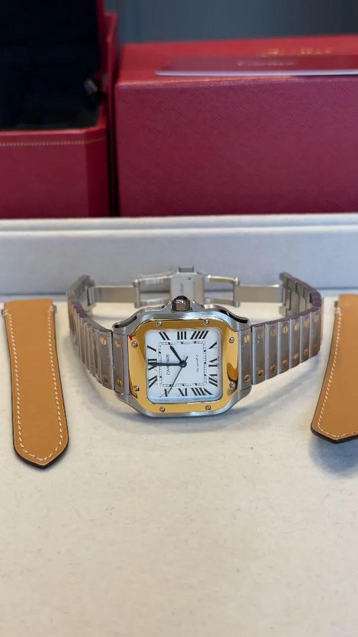 Cartier Santos Lindo (Qualidade Super)  - Foto 3