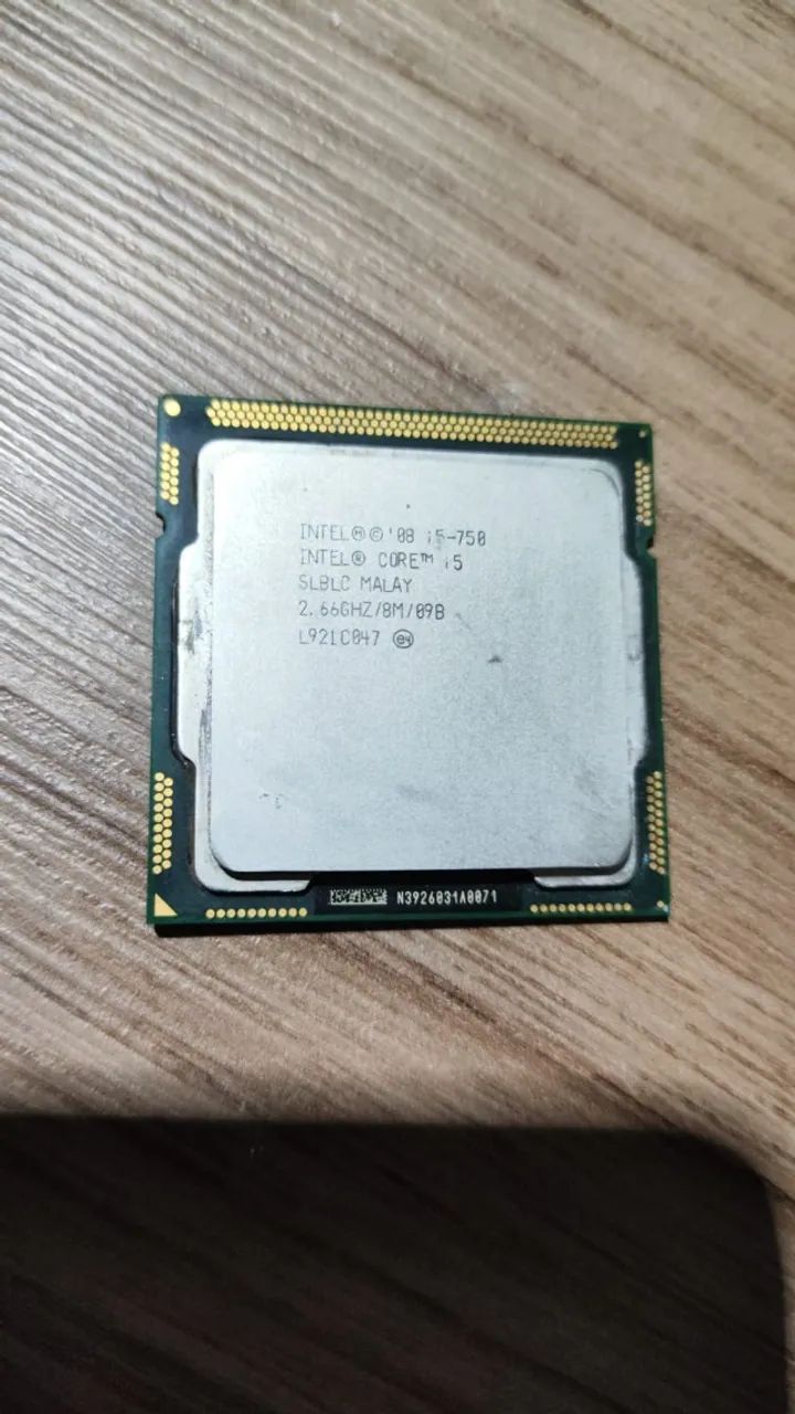 Processador Intel Core i5 750 2,66Ghz 8m 09b SLBCL