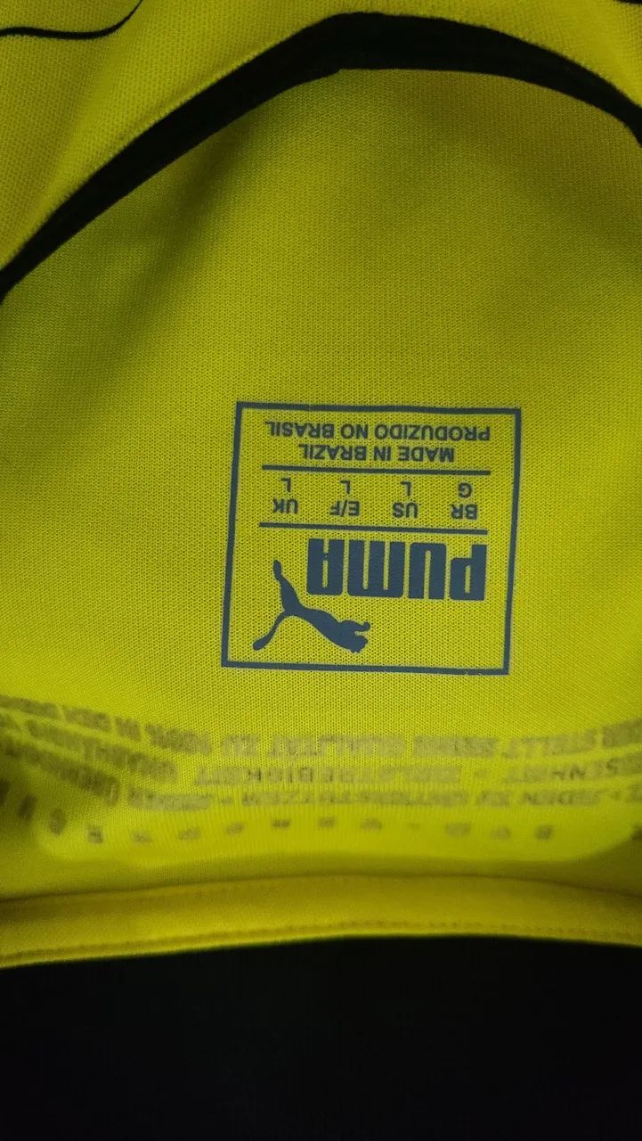  Borussia Dortmund - Camisa - Tamanho G - Puma - Temporada - 2015/16 - Evonik - Foto 4