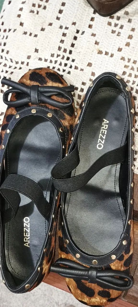 Sapatilha Arezzo animal print - Foto 4