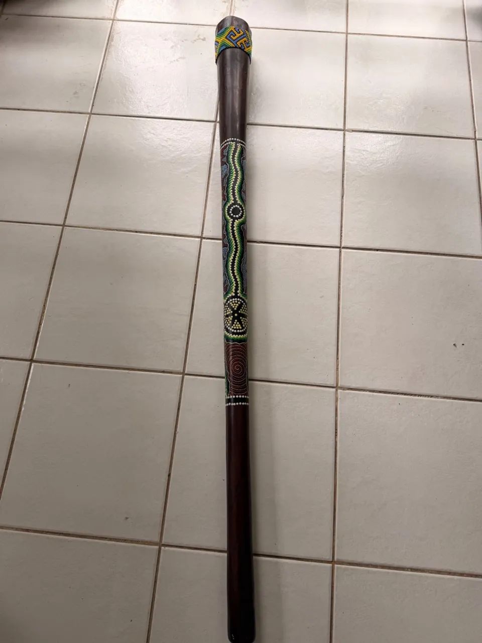 Didgeridoo Australiano Madeira nobre, pintado - Foto 3