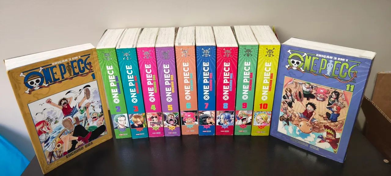 One Piece 3 em 1 de 1 a 11! - Foto 2