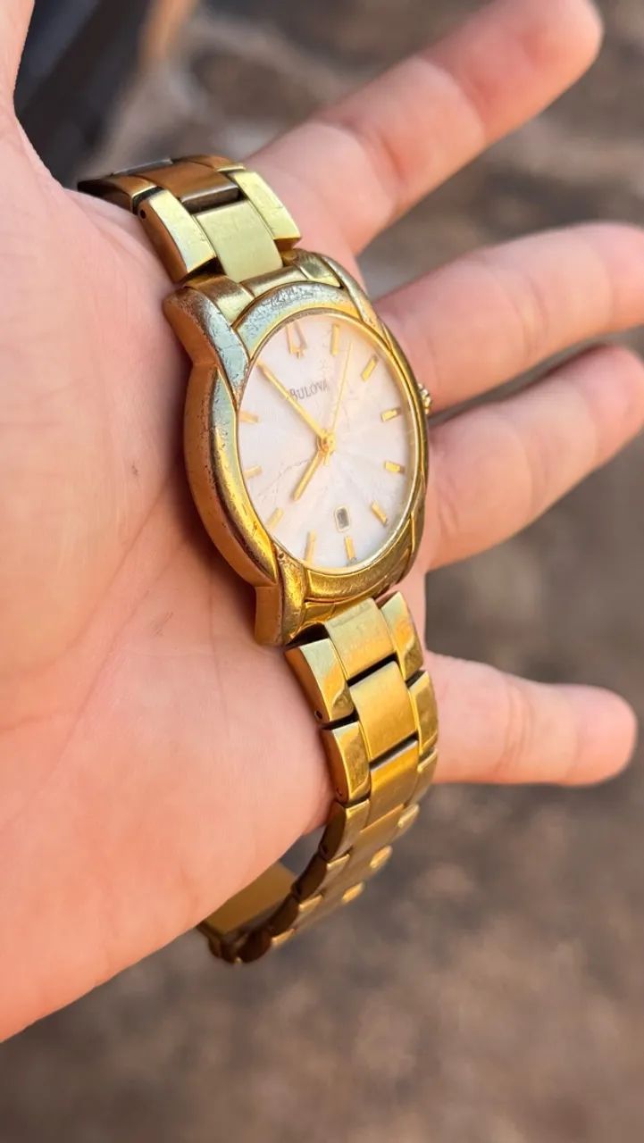 bulova dourado  - Foto 3