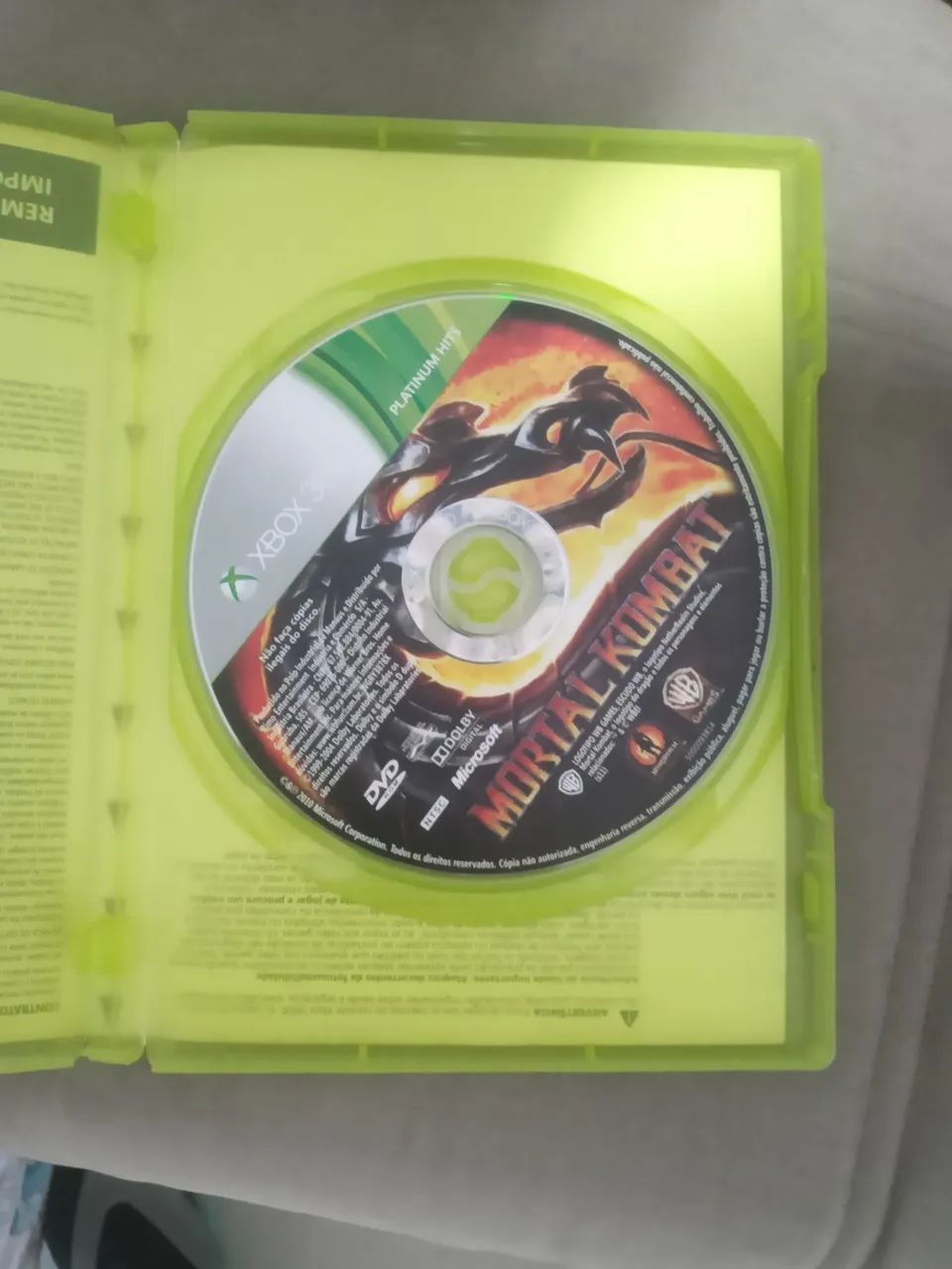 Mortal kombat xbox 360 original preço negociável  - Foto 3