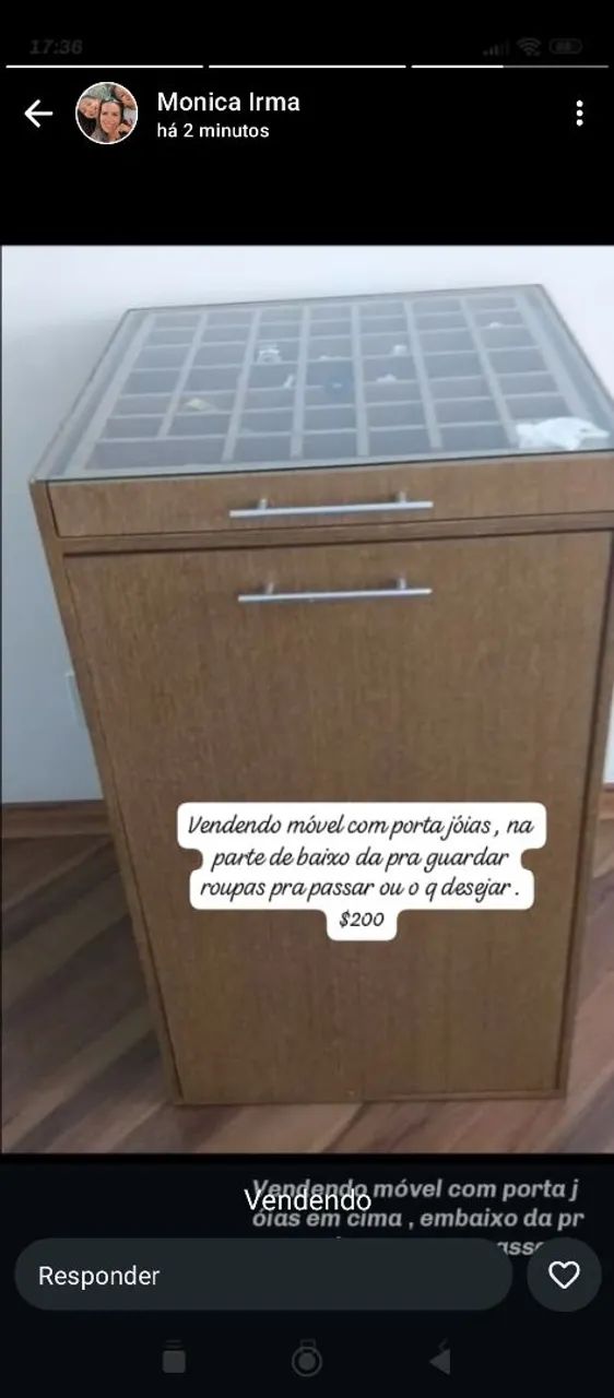 Porta jóia e guarda roupa para passar  - Foto 2