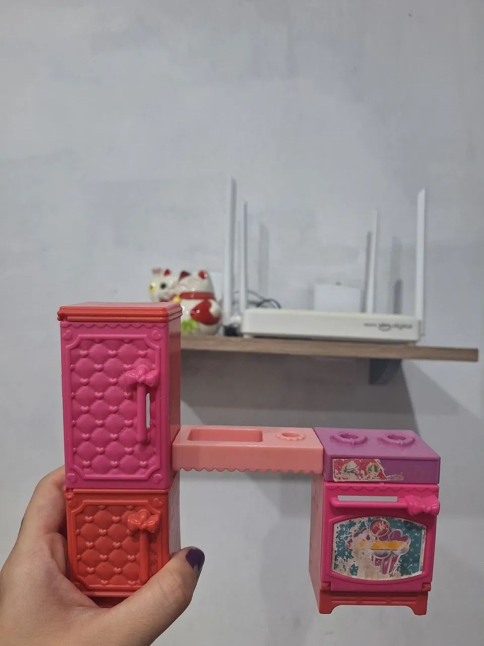 Cozinha de brinquedo para boneca Barbie Chelsie