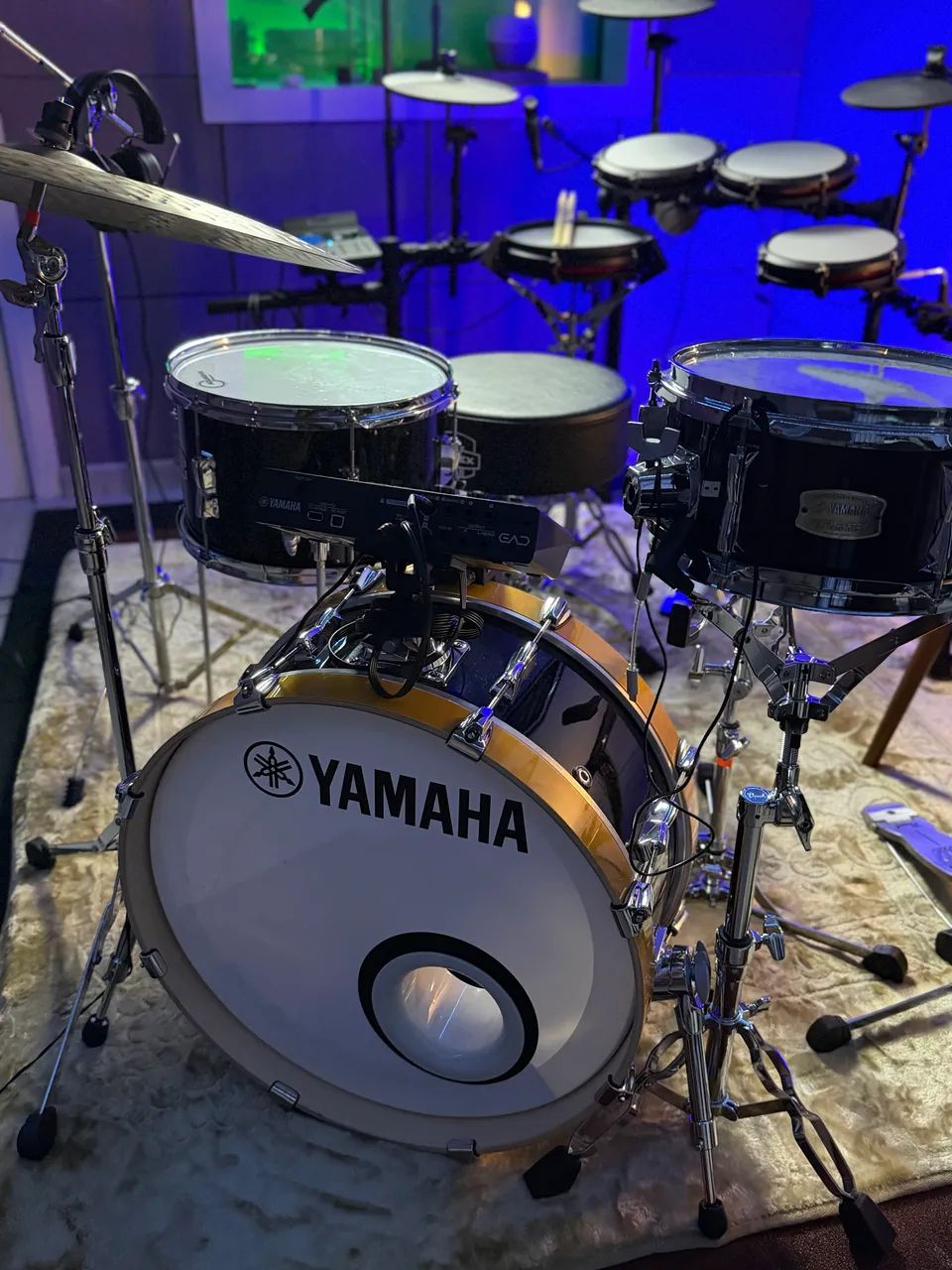 bateria yamaha stage custom - Foto 4