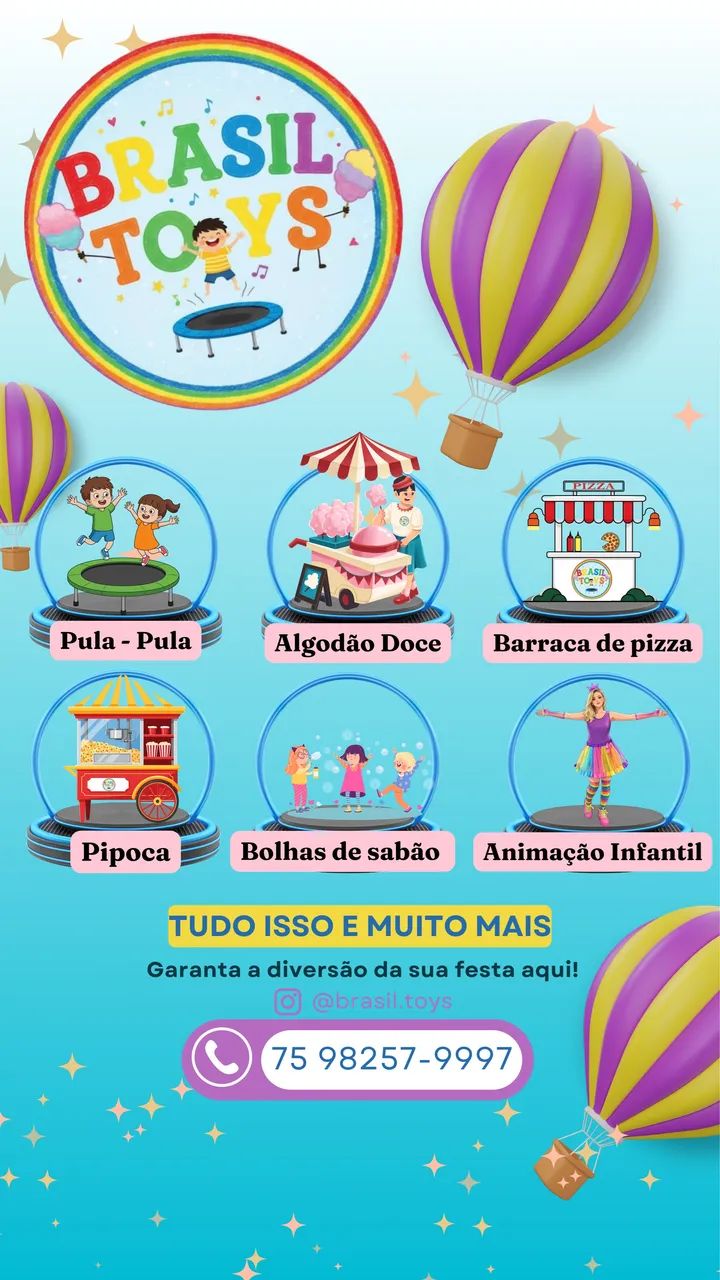Sua festa com mais alegria 