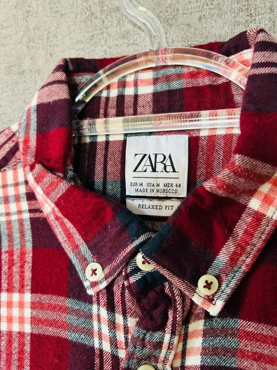 Camisa Social Xadrez - Zara - Foto 2