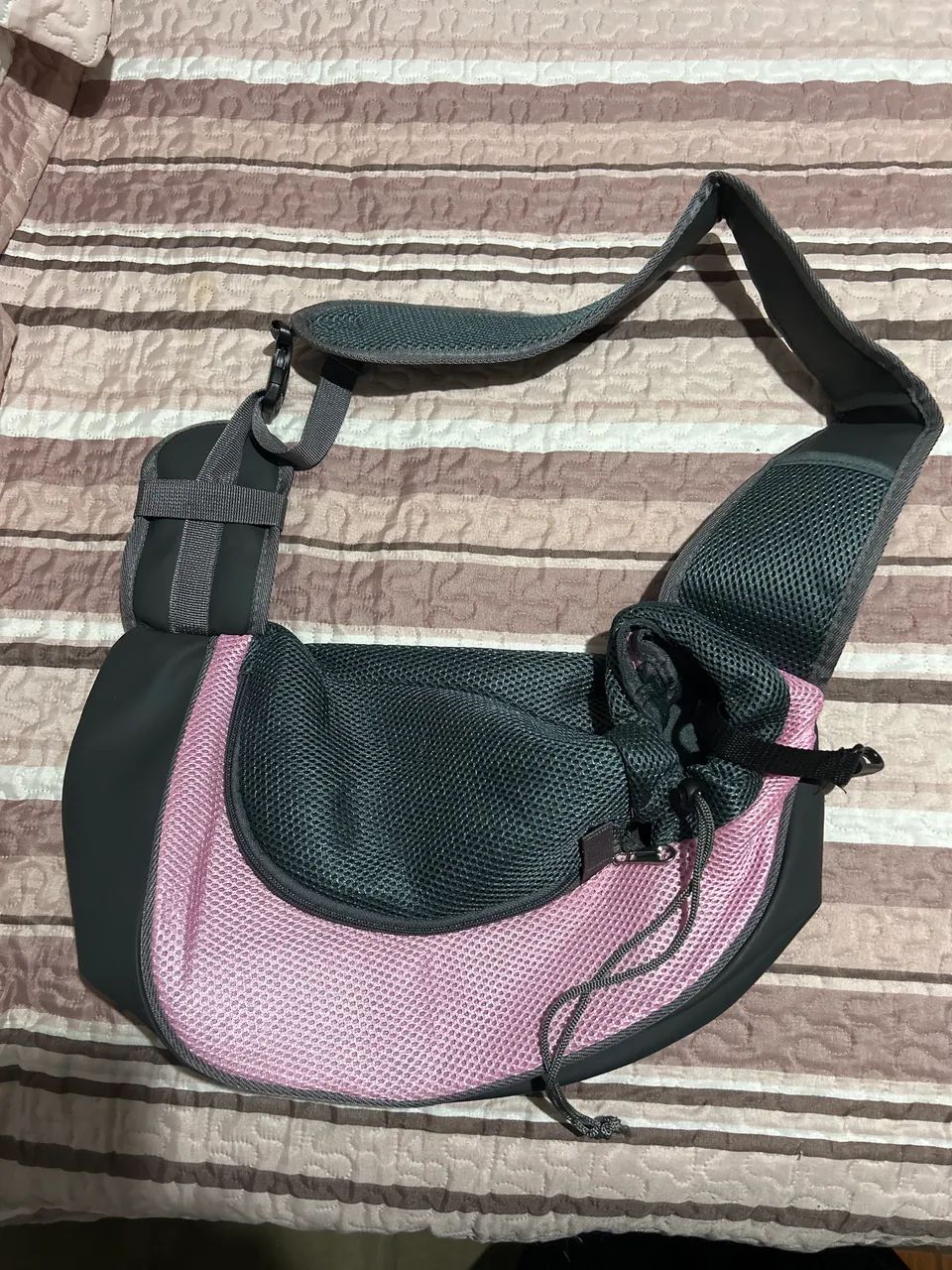 Bolsa canguru transversal para transporte de pets  - Foto 2