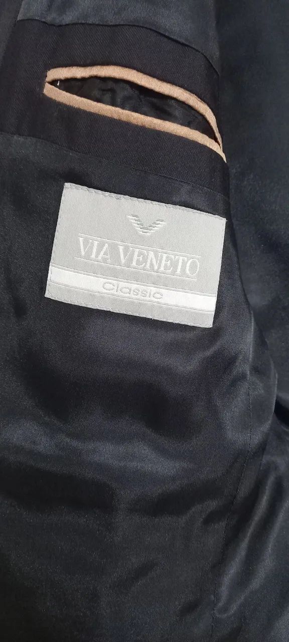 Blazer Via Veneto preto - Foto 3