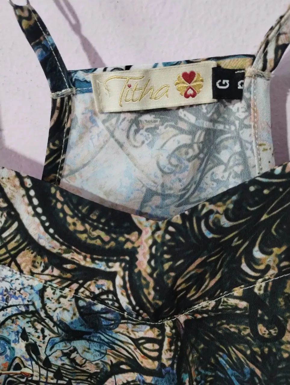 Vestido Titha estampado G, usado poucas vezes  - Foto 3