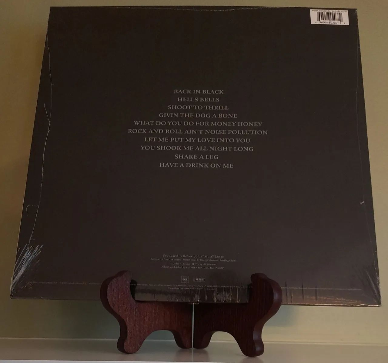 Lp AC/DC - Back in Black - Novo, lacrado, importado  - Foto 2