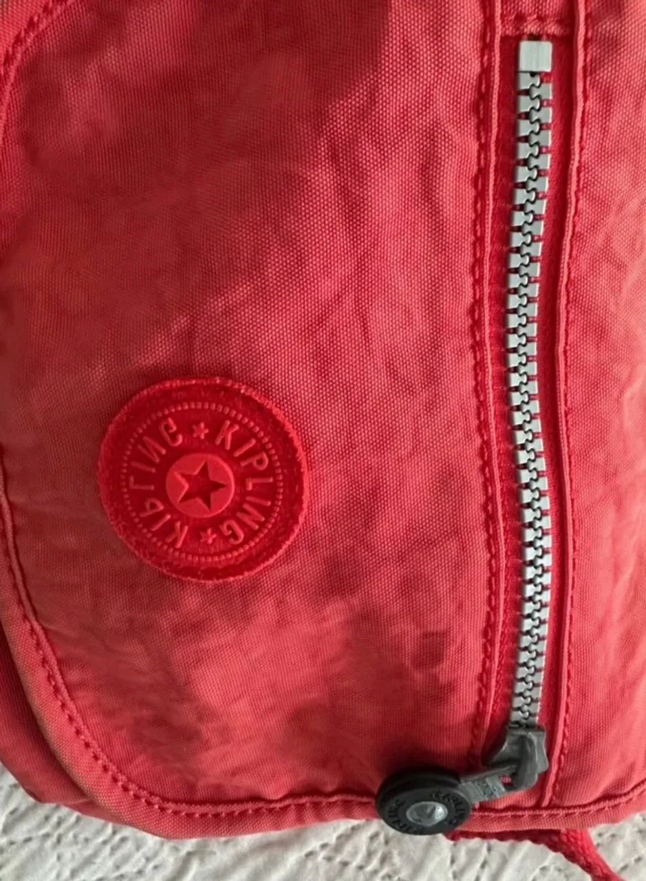 Bolsa Tranversal Kipling vermelha  - Foto 2