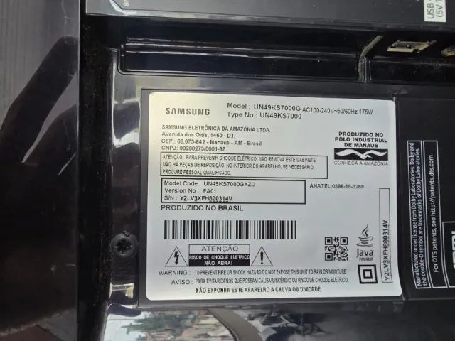 TV LED SAMSUNG 49 - UN49KS7000G - Foto 2