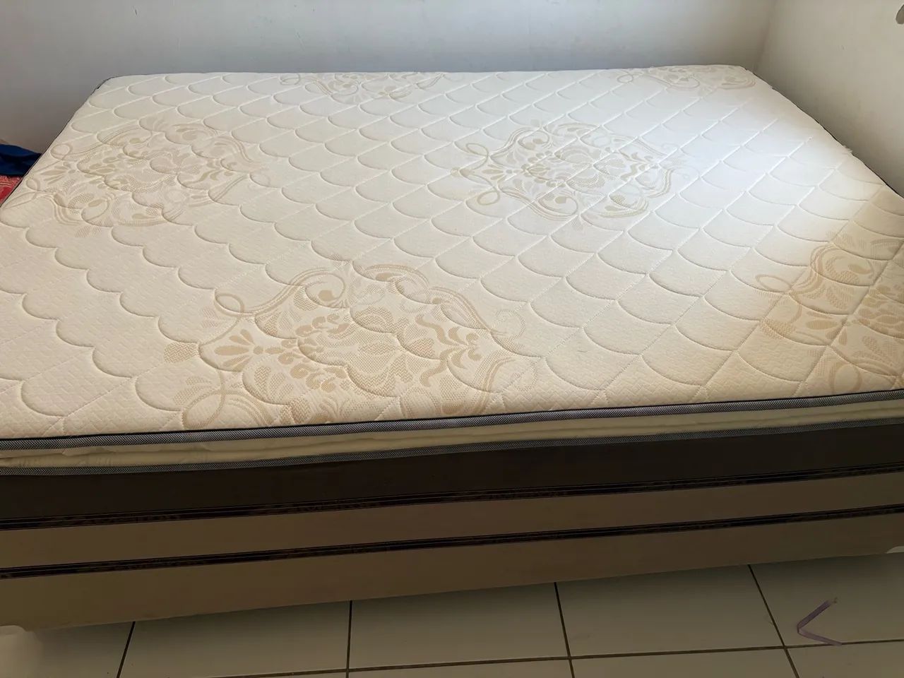 Cama box colchão conjugado  - Foto 5