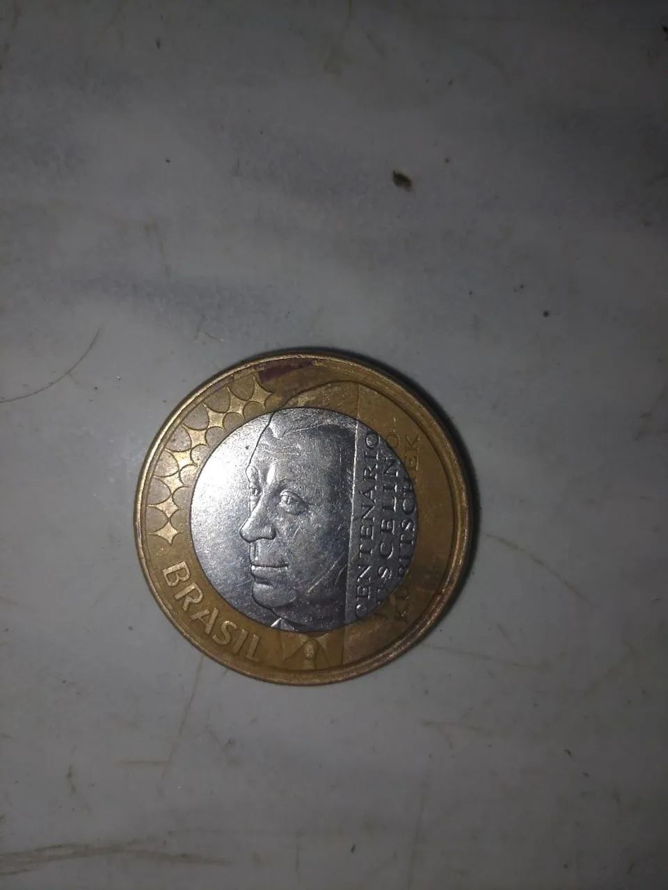 Moeda de r$ 1 rara d 2002