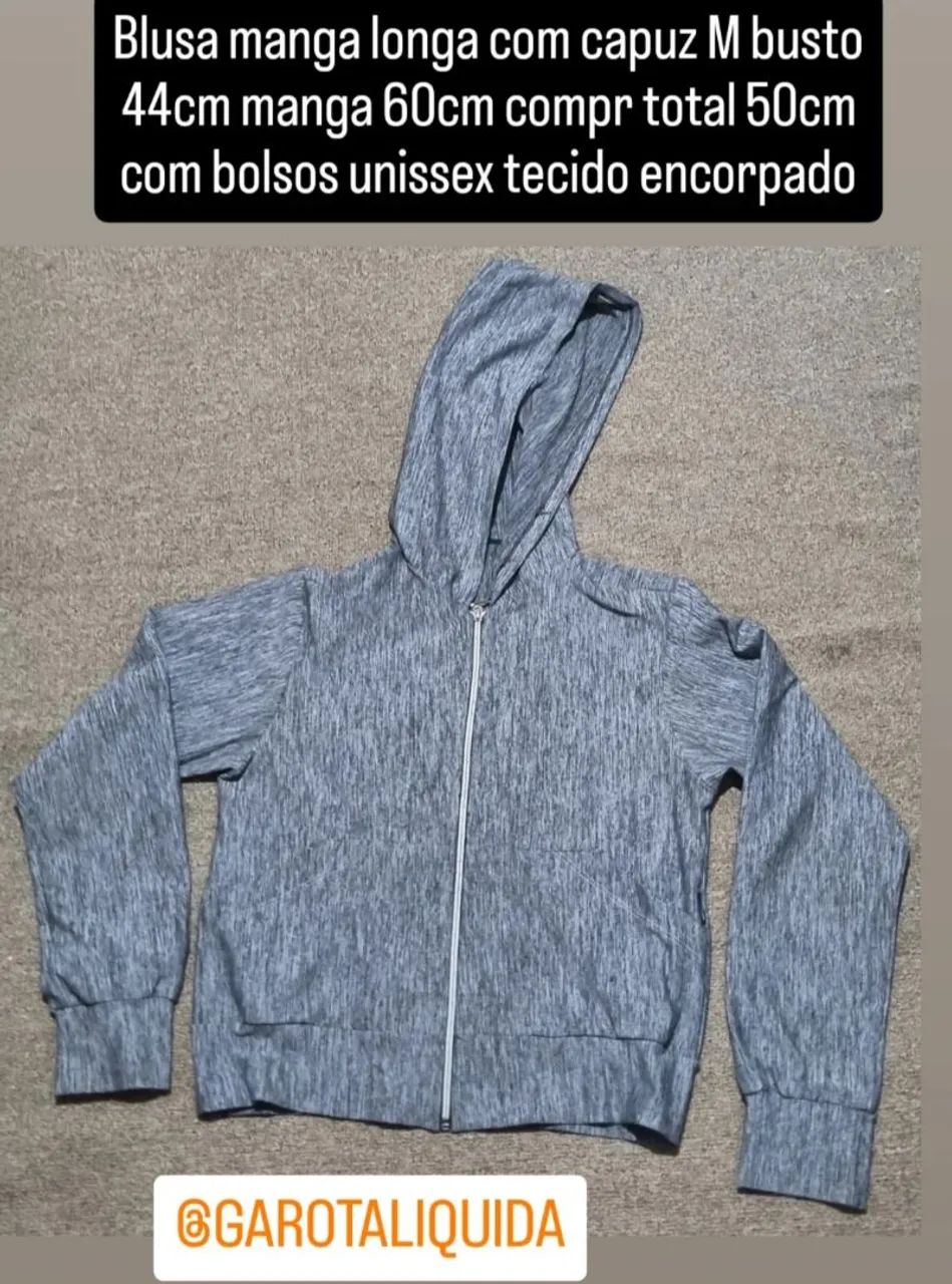 Blusa estilo moleton M unissex