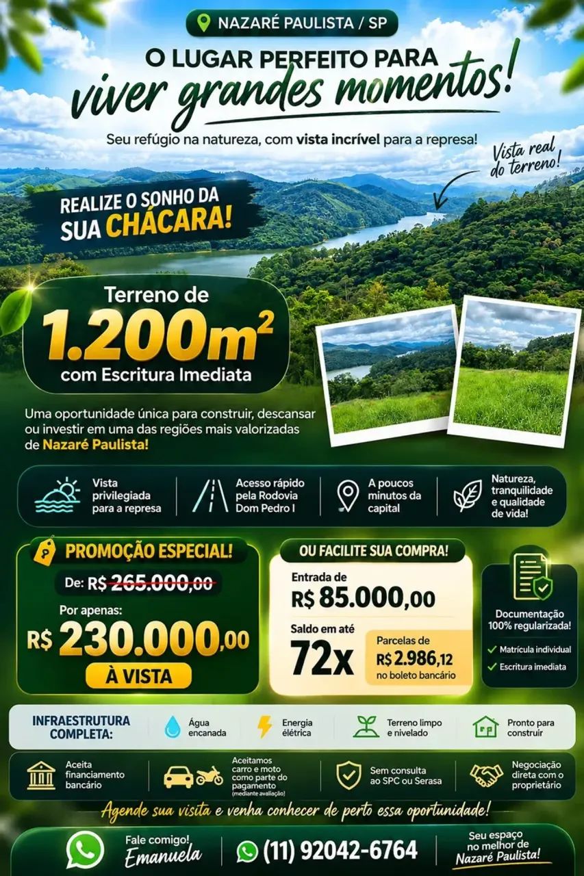 Parcele em até 72x e Aceito Veículos