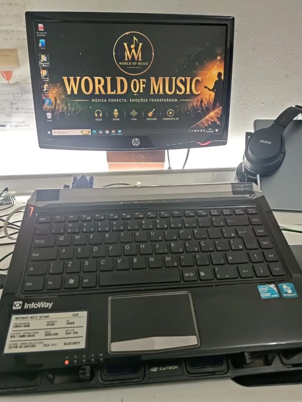Vendo Notebook Itautec Infoway W7440 - Foto 3